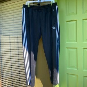 Adidas black track pants